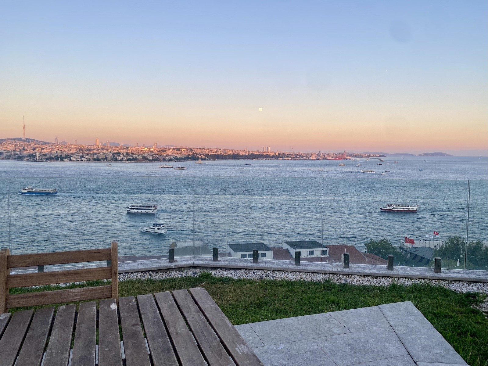 Looking over the Bosporus, feeling as though I'm located at the crossroads of civilisation